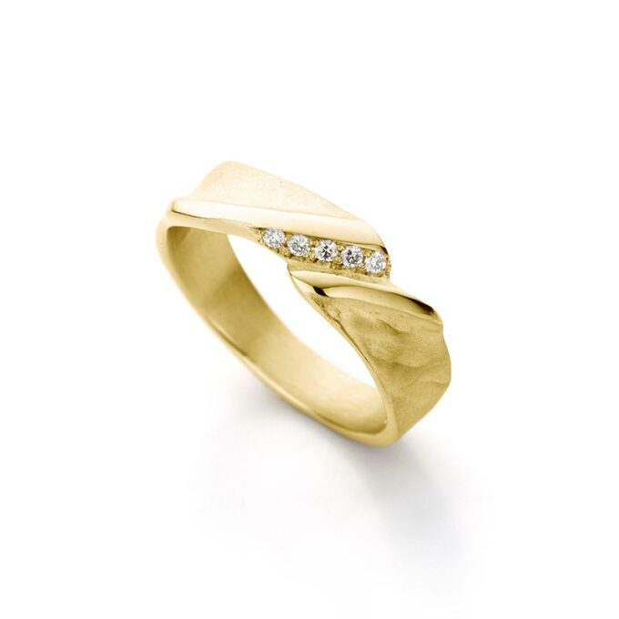 N° 021 Handmade white gold ring - Ines Bouwen Jewelry