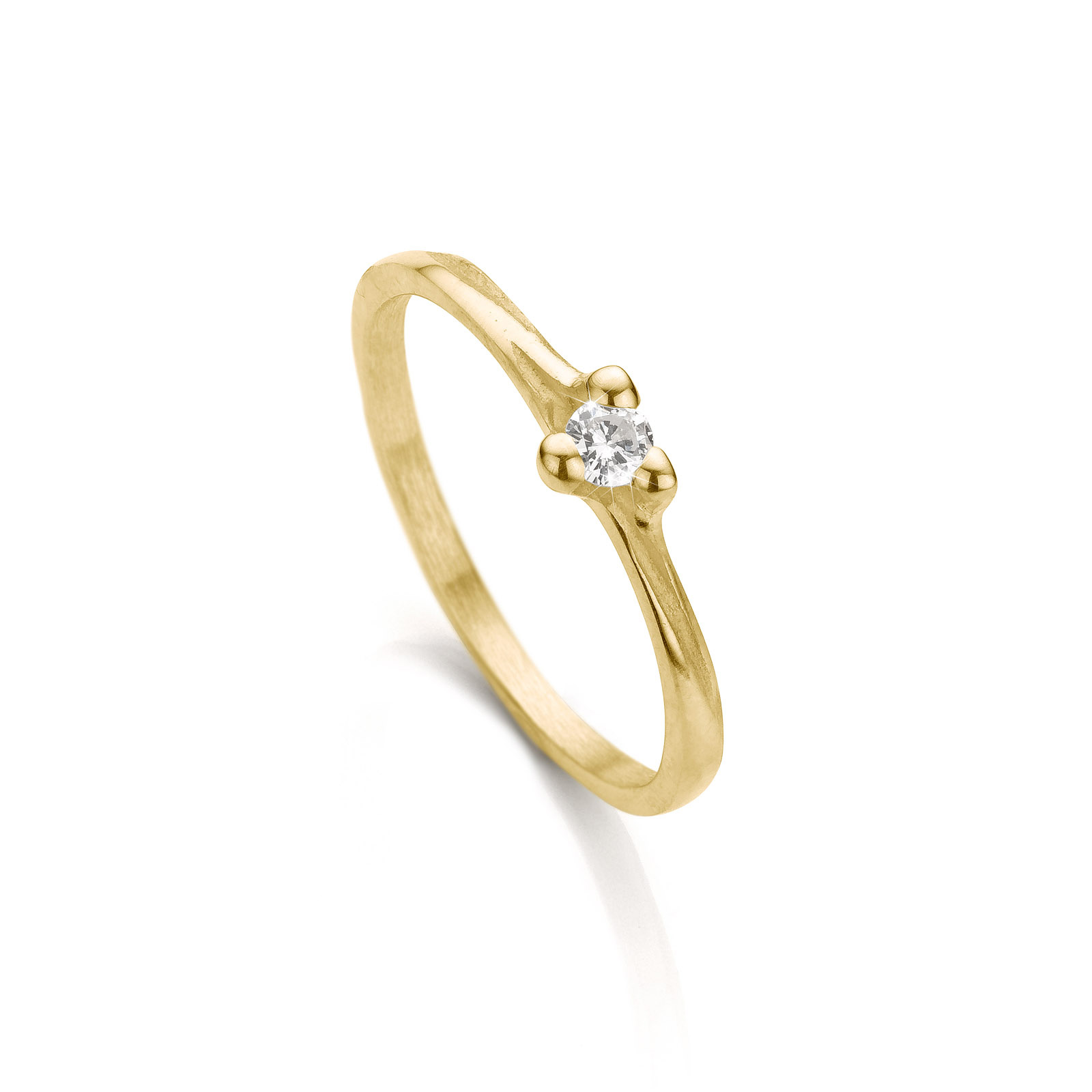 N° 059 Handmade white gold engagement ring - Ines Bouwen Jewelry